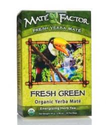Mate Factor Organic Fresh Green Yerba Mate Tea Bags